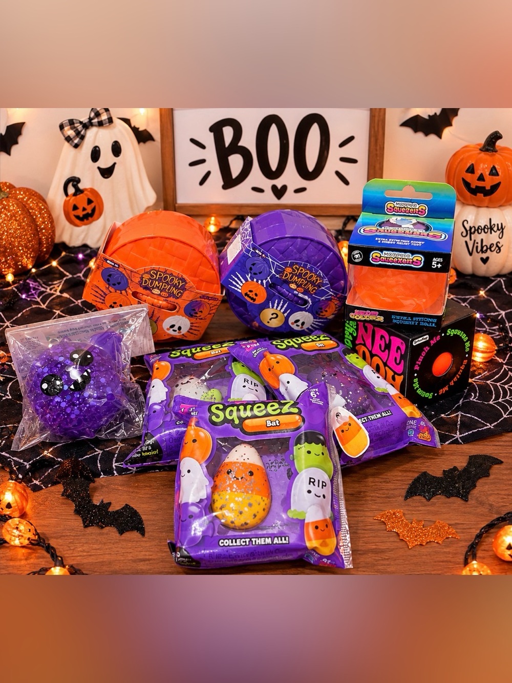 Bundle of cute Halloween squishie NeeDoh